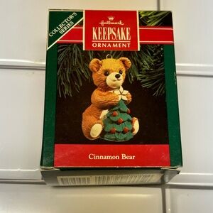 Hallmark Keepsake Porcelain Cinnamon Bear Ornament